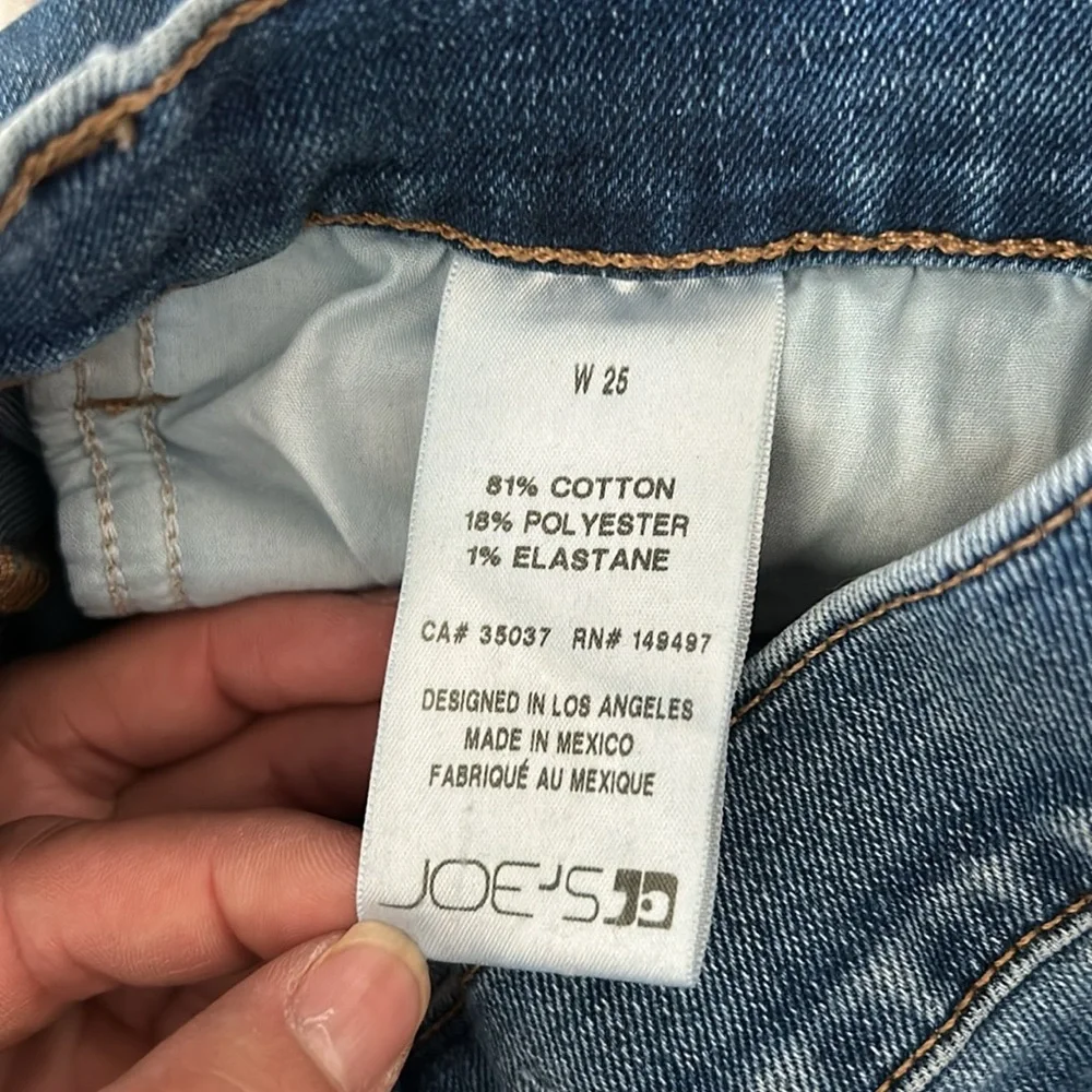 Joes Jeans High Rise Slim Cigarette Ankle Jeans in Wilbur Wash - Picture 10 of 12